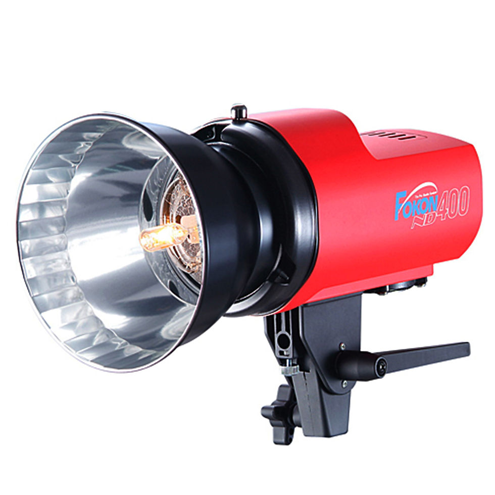 จำหน่ายหัวไฟแฟลช Fokon ND400 แบบใช้แบตเตอรี่ ระบบ Mannual
