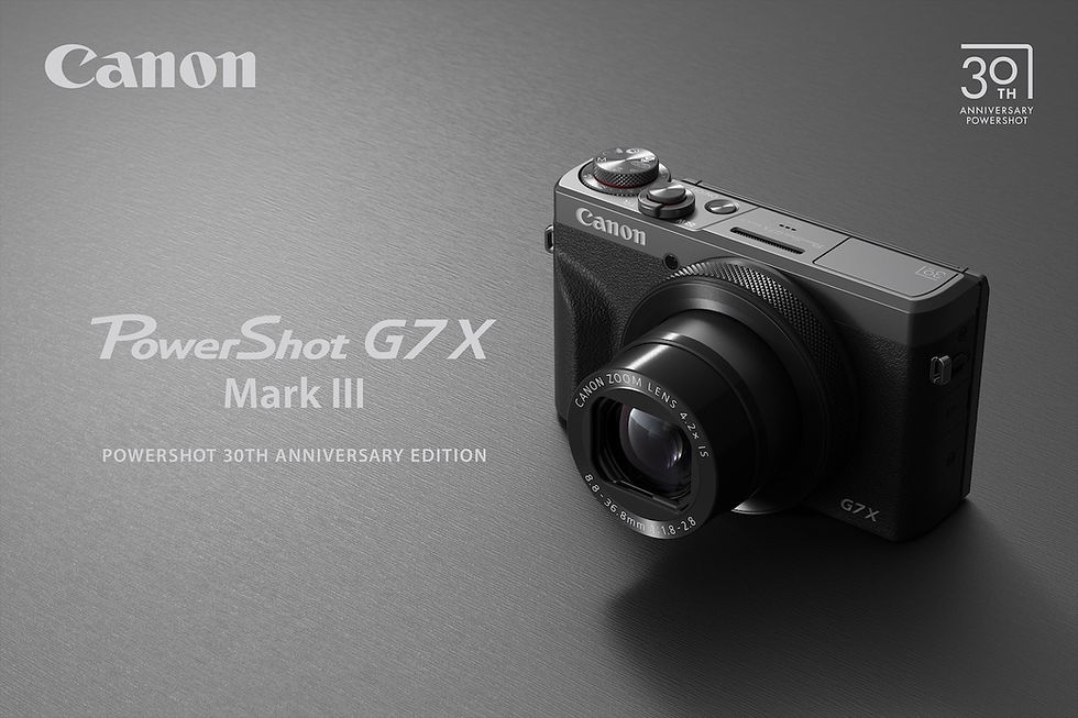 แคนนอน ฉลอง 3 ทศวรรษกล้องดิจิทัลคอมแพคระดับตำนานเปิดตัว “PowerShot G7 X Mark III Commemorative Edition” สี Graphite สุดพิเศษห้ามพลาด Limited Boxset รุ่นวางจำหน่ายเฉพาะในประเทศไทย