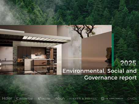 ไฮเออร์ สมาร์ทโฮม เปิดรายงาน ESG ปี 2568 เร่งสปีดอนาคตสีเขียวเปิดโรดแมป Smart Sustainable Living ผ่าน AI นวัตกรรมสีเขียว และเศรษฐกิจหมุนเวียน พร้อมมุ่งสู่ความเป็นกลางทางคาร์บอนภายในปี 2593