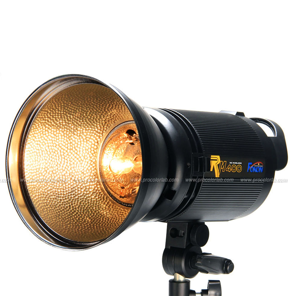 จำหน่าย หัวไฟแฟลช FOKON RM 400 แบบใช้แบตเตอรี่ ระบบ Mannual