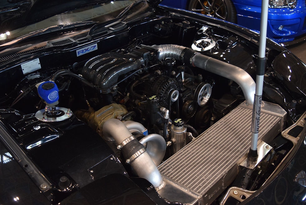 FD3Sエンジンルームワイヤータック