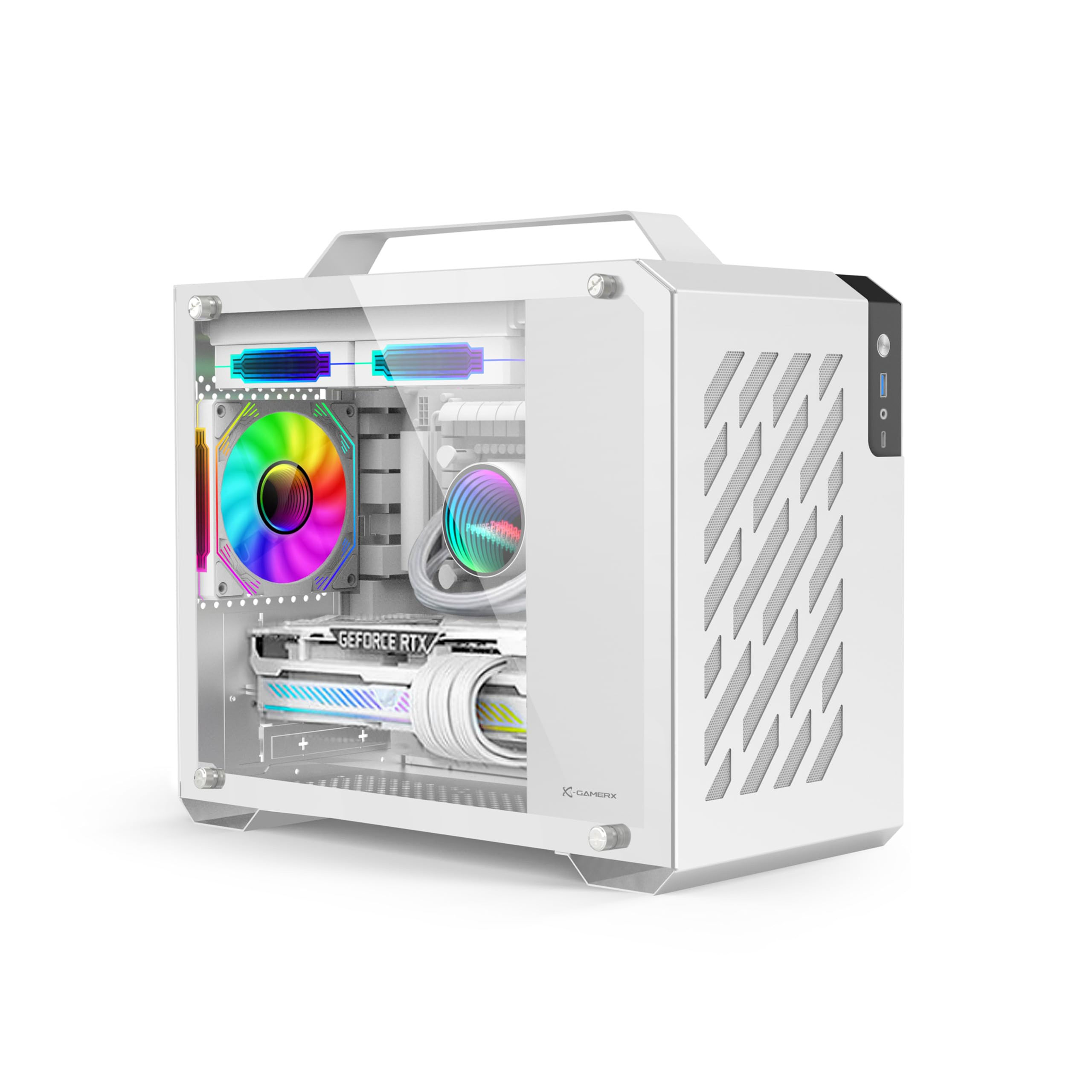 Computer Case: WJCOOLMAN M-ATX with Detachable Carrying Handle