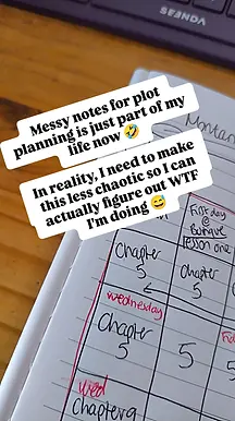 Planning How The West Was Faked in my notebook