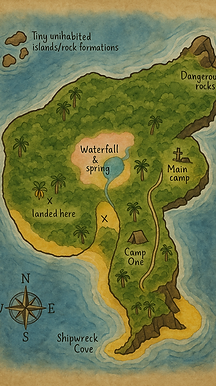 Ward Island Map