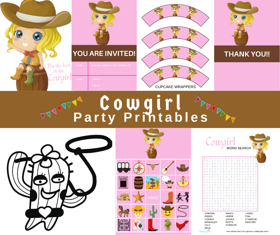 pink cowgirl birthday party ideas