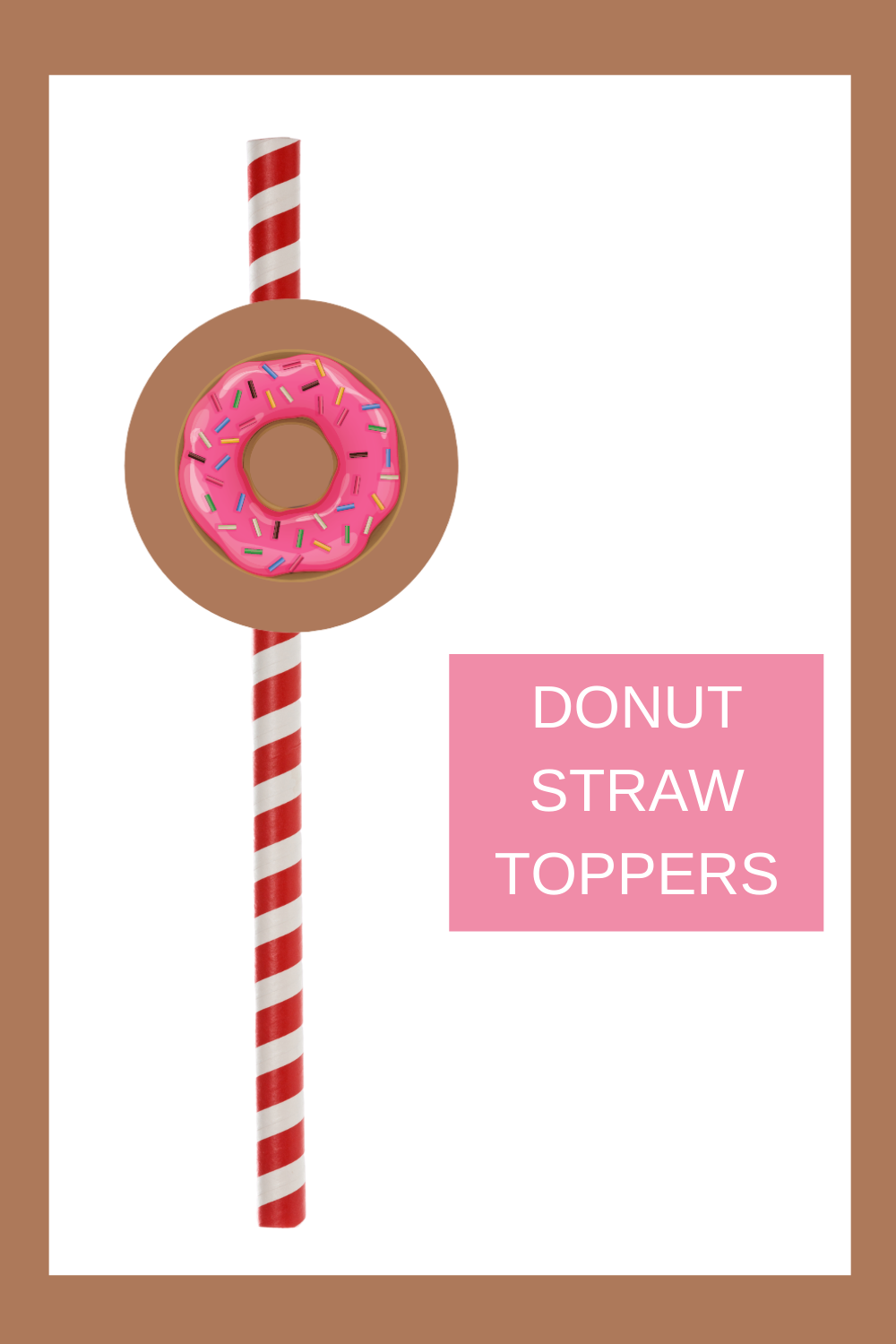 free printable straw toppers for kids birthday party