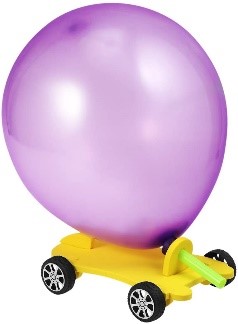 easter gifts for kids, balloon powered car