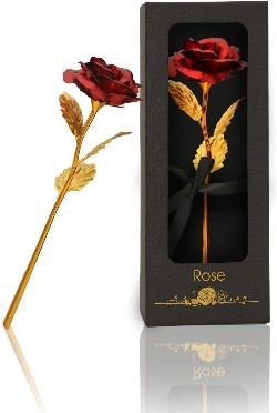 easter gift ideas for adults, gold rose
