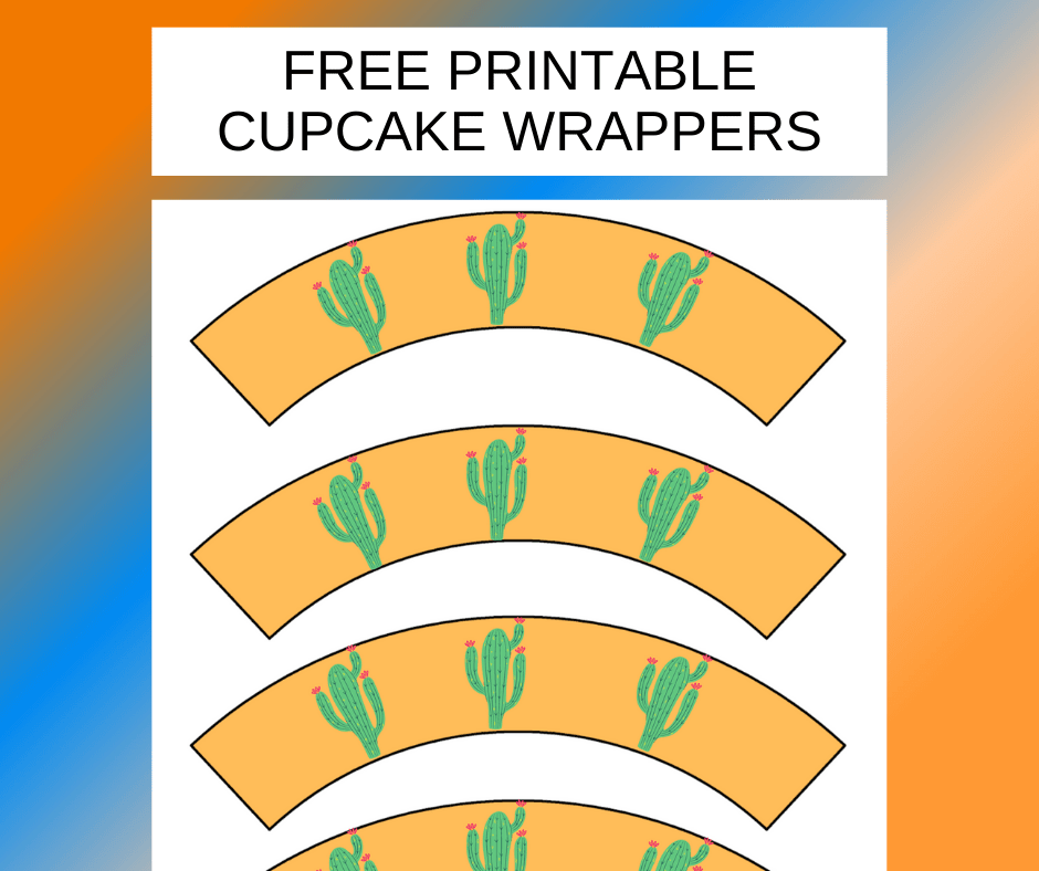fiesta cupcake wrappers