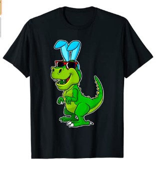 easter basket stuffers for 3 year old boy, little boy easter bunny dinosaur t-shirt