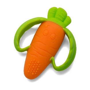 easter basket ideas for 10 month old, carrot rattle