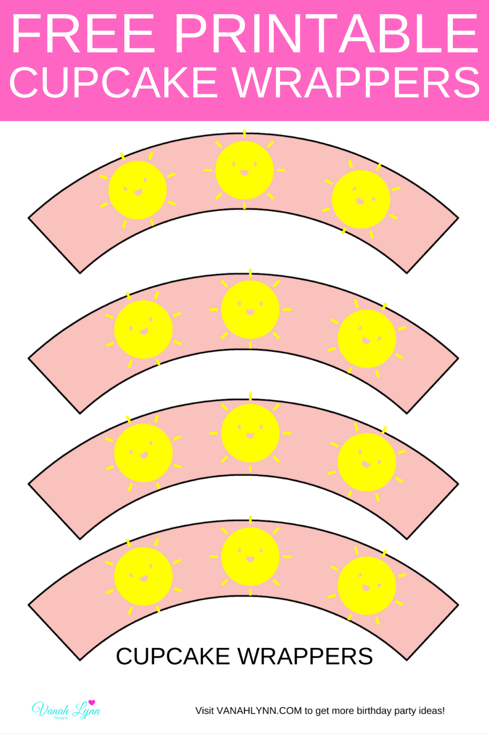 pink and yellow birthday party decorations