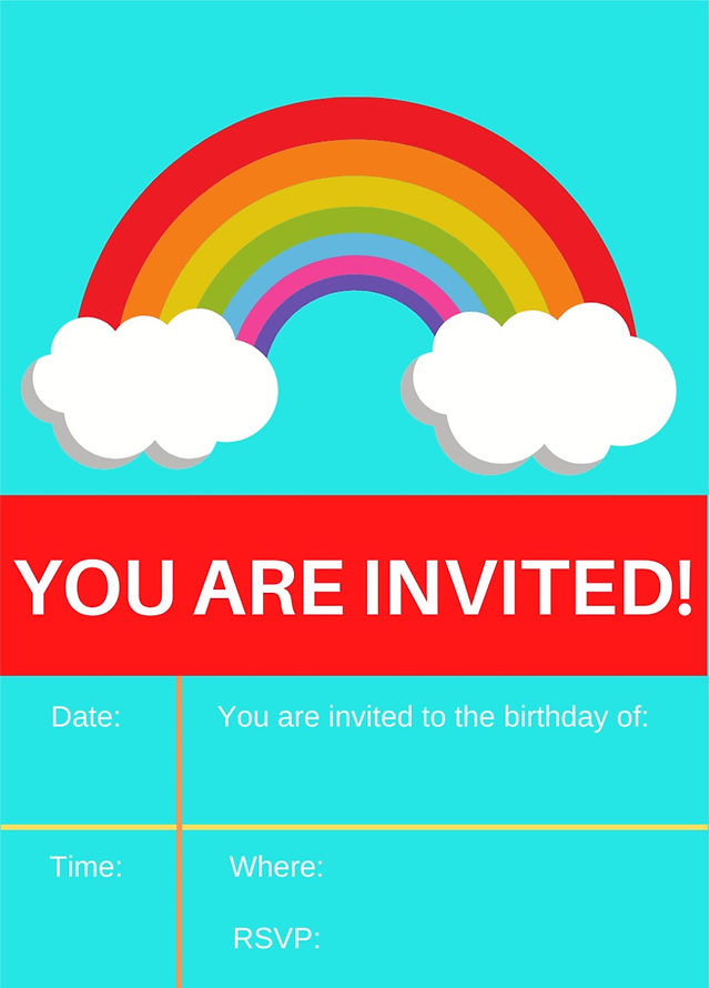 2nd birthday party invitation