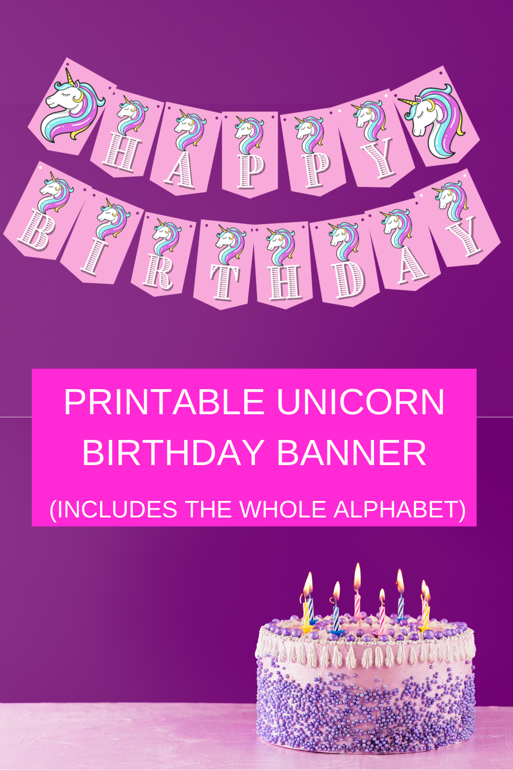 1st birthday party unicorn decorations