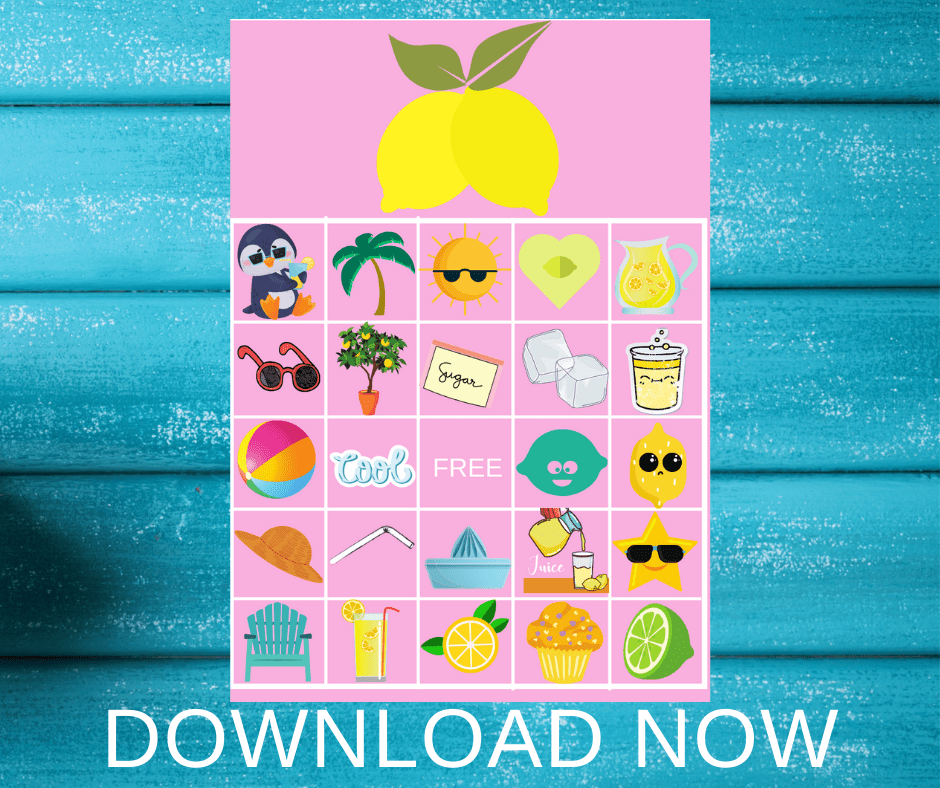lemonade bingo