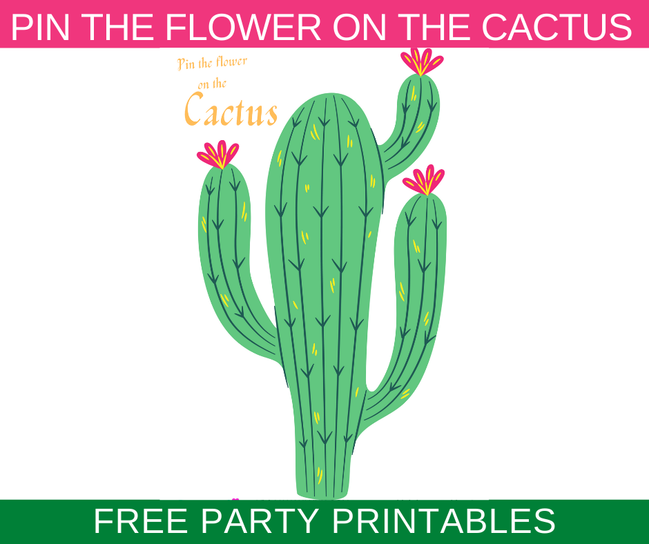 free printable fiesta birthday party game ideas