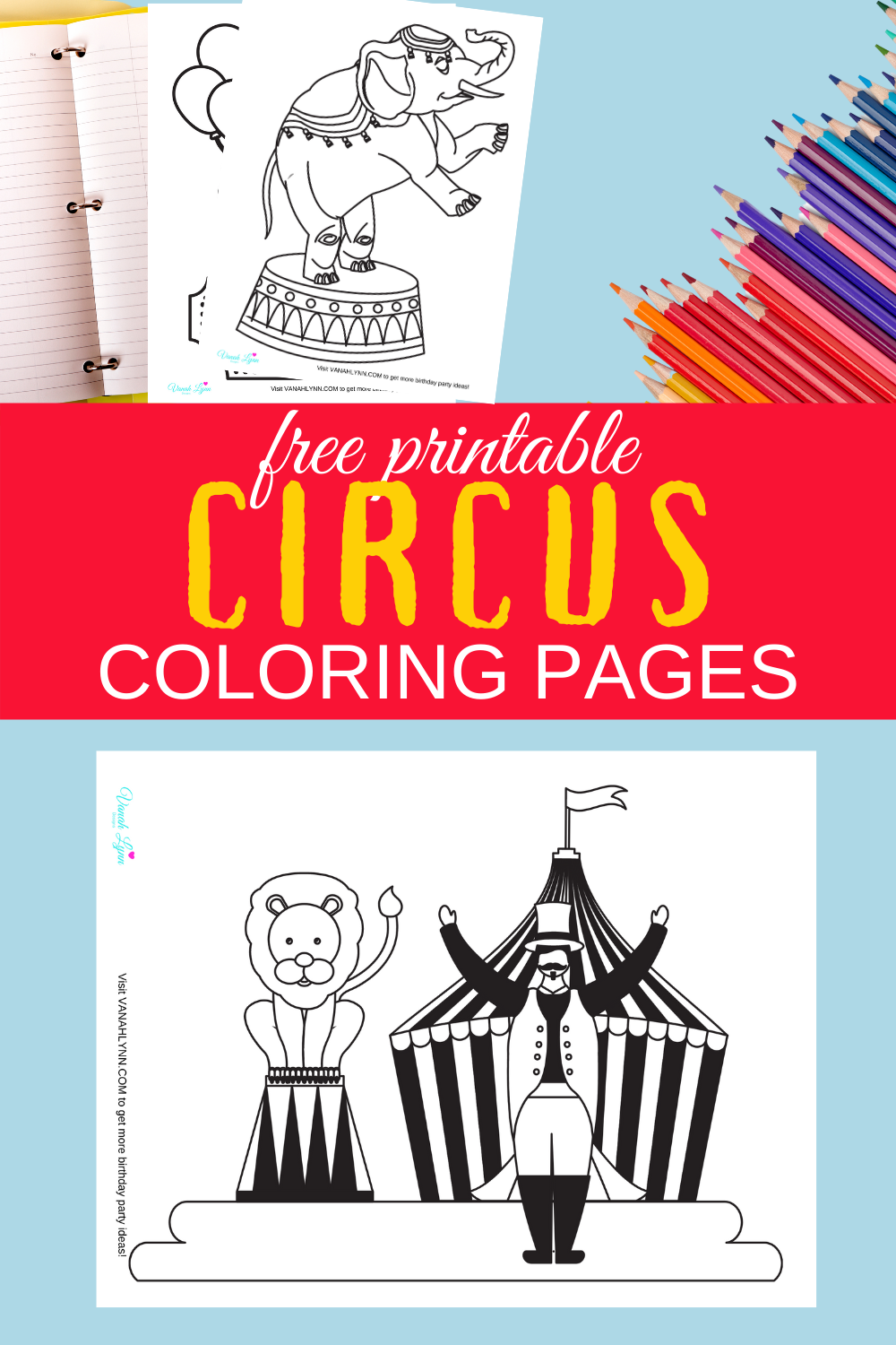 free printable circus coloring sheets for a preschooler