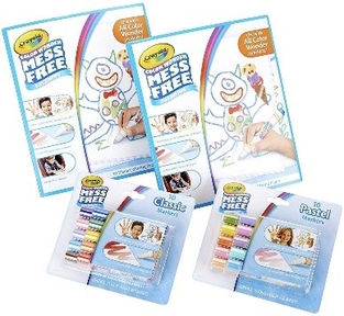 easter basket for 1 year old, mess free coloring set