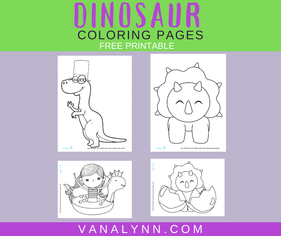 cartoon dinosaur coloring pages