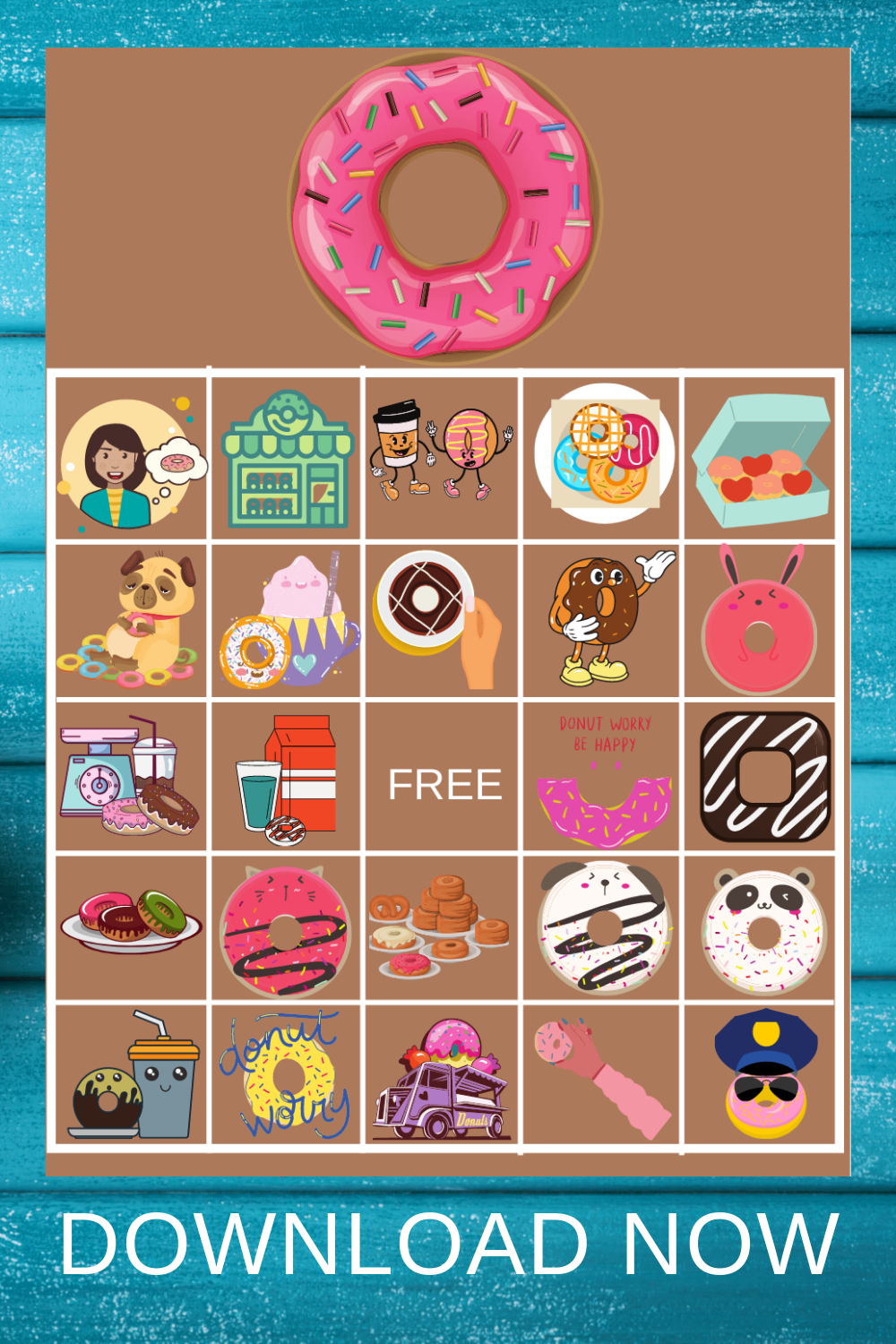 free printable 1st birthday donut party ideas