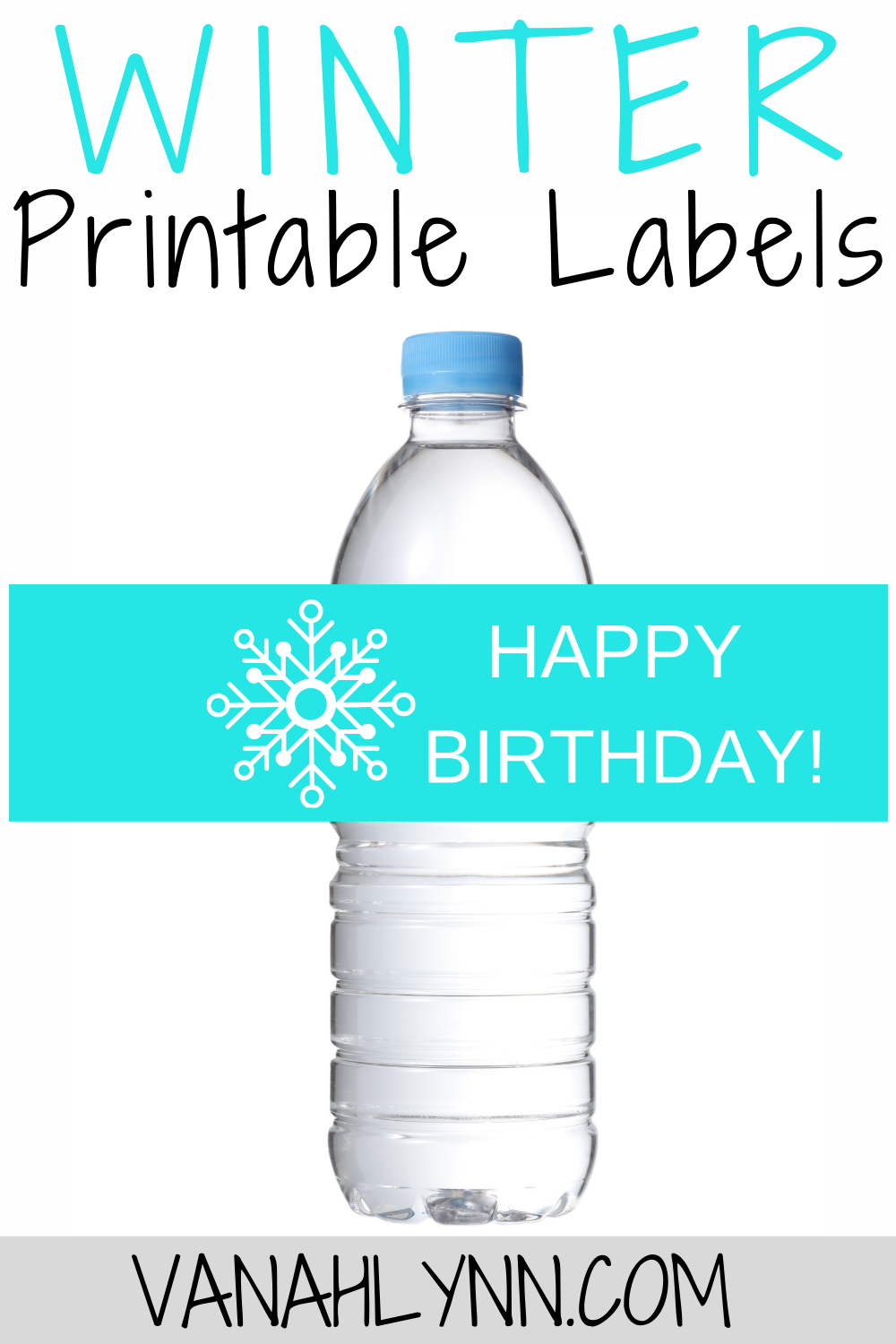 free printable ice princess water bottle wrapper