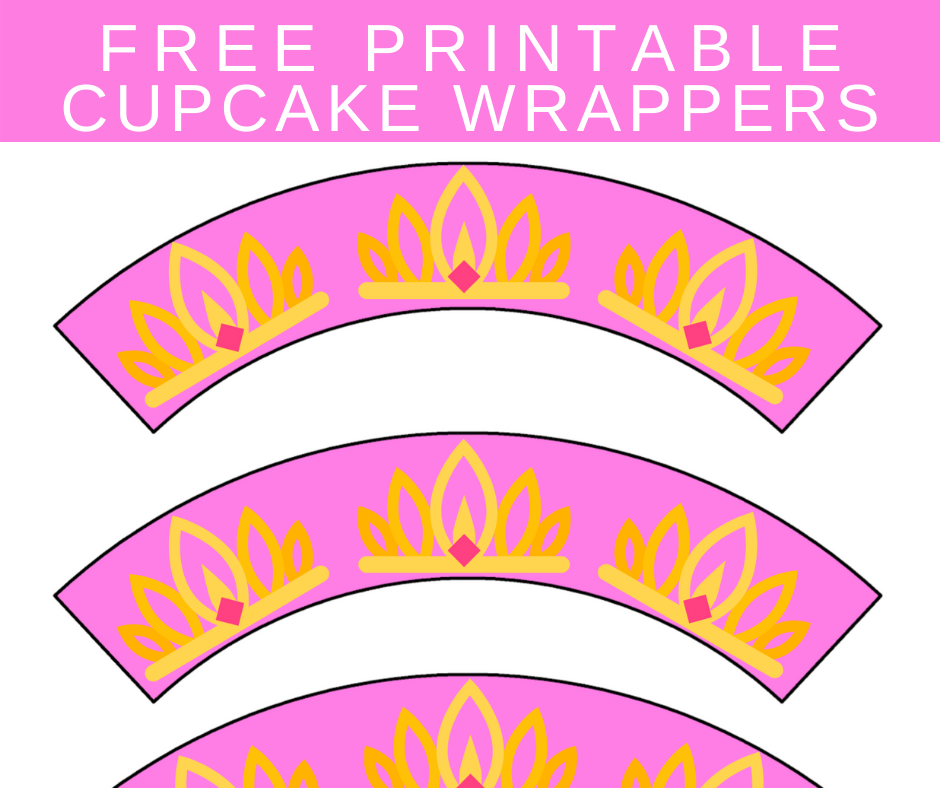 Princess Cupcake Wrappers Princess Party D cor Free Printable 