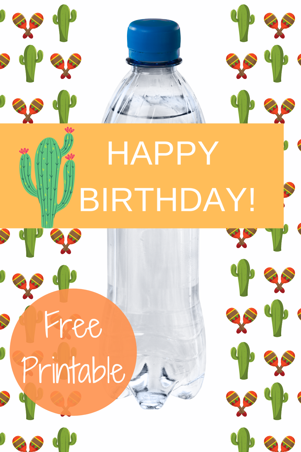 free printable fiesta birthday party decorations