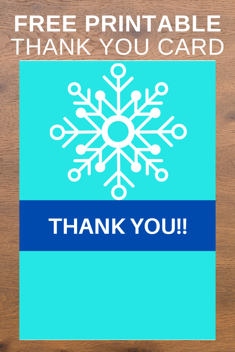 1st birthday ice princess birthday, thank you note, snowflake