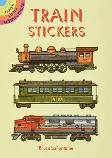 little boy easter basket ideas, train sticker book