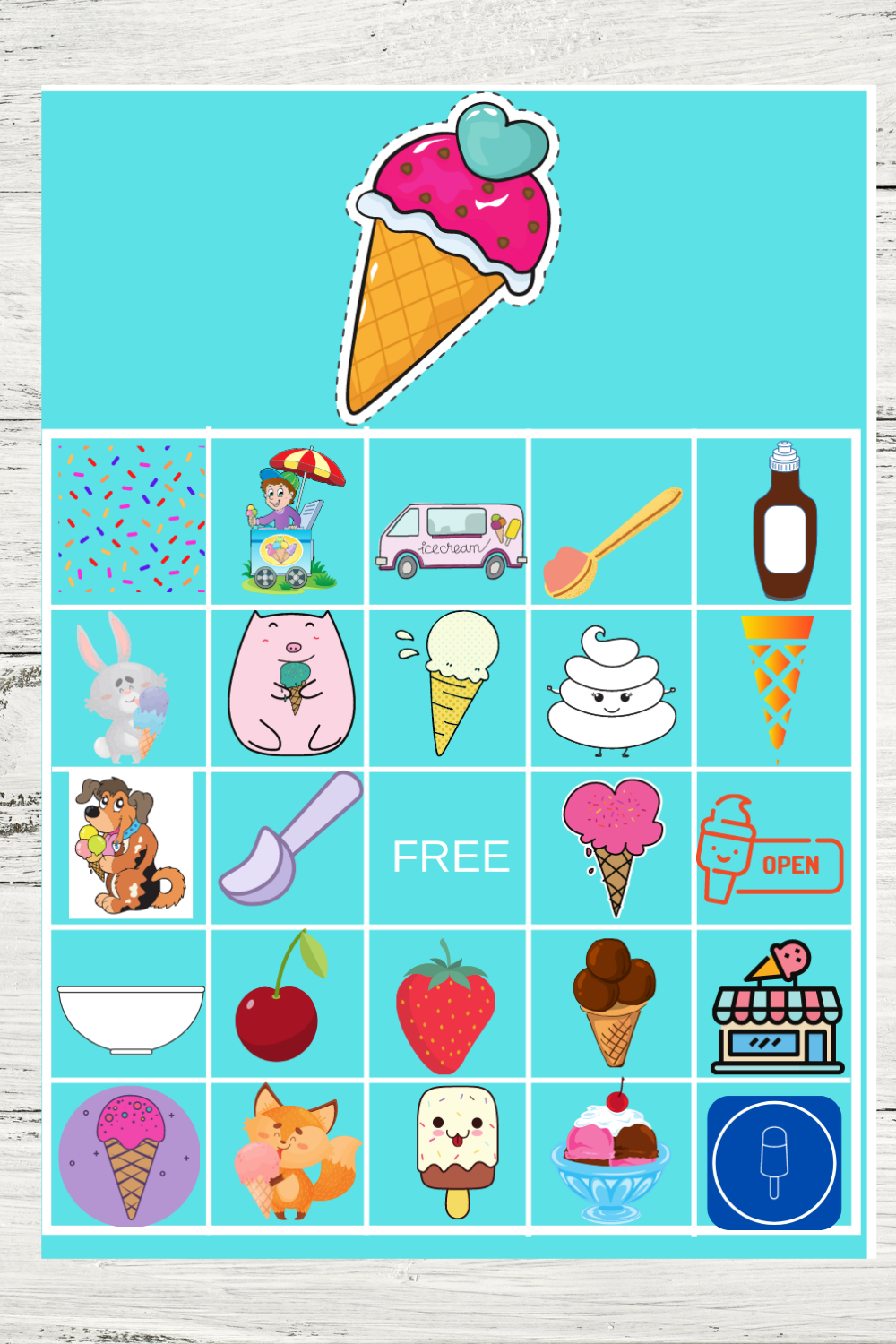 ice cream birthday party game ideas for toddler's birthday party
