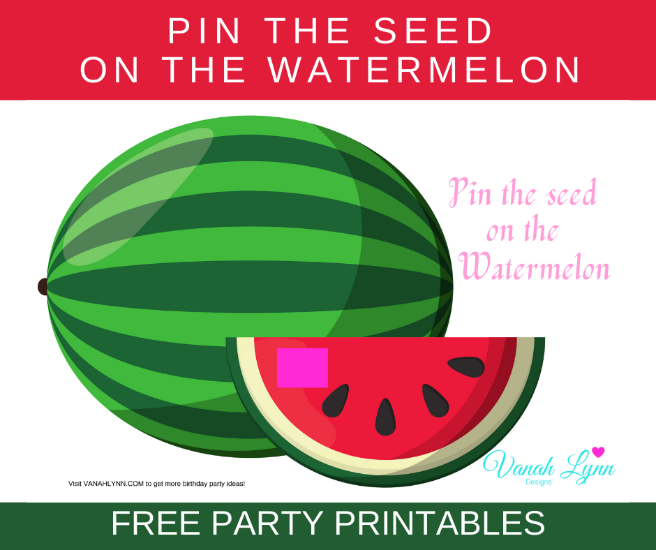 watermelon birthday party games for kids
