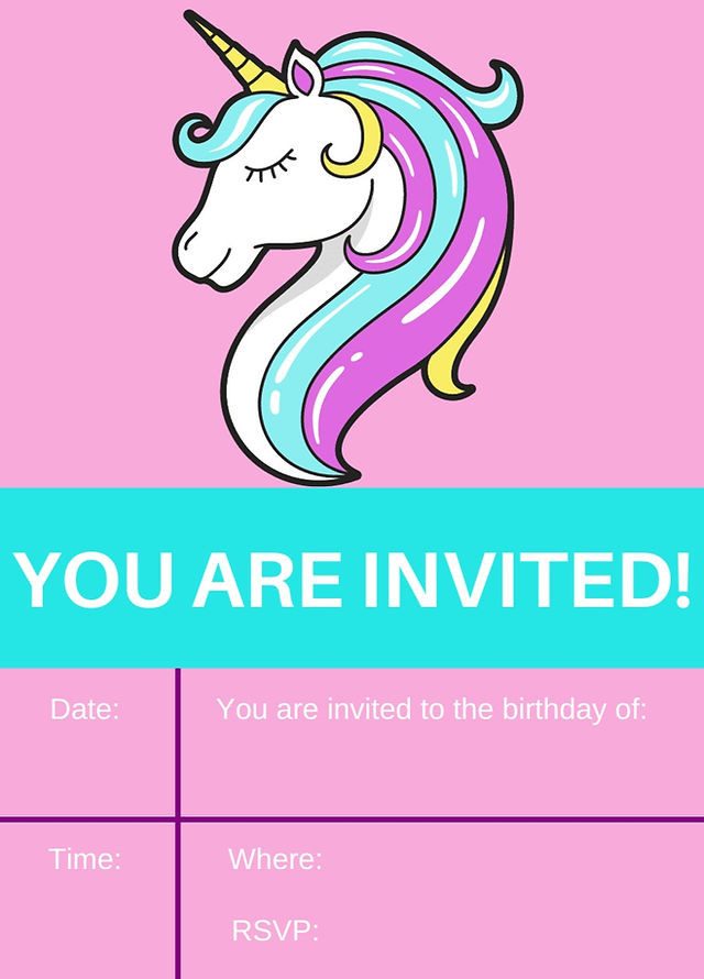 free printable birthday invitation templates