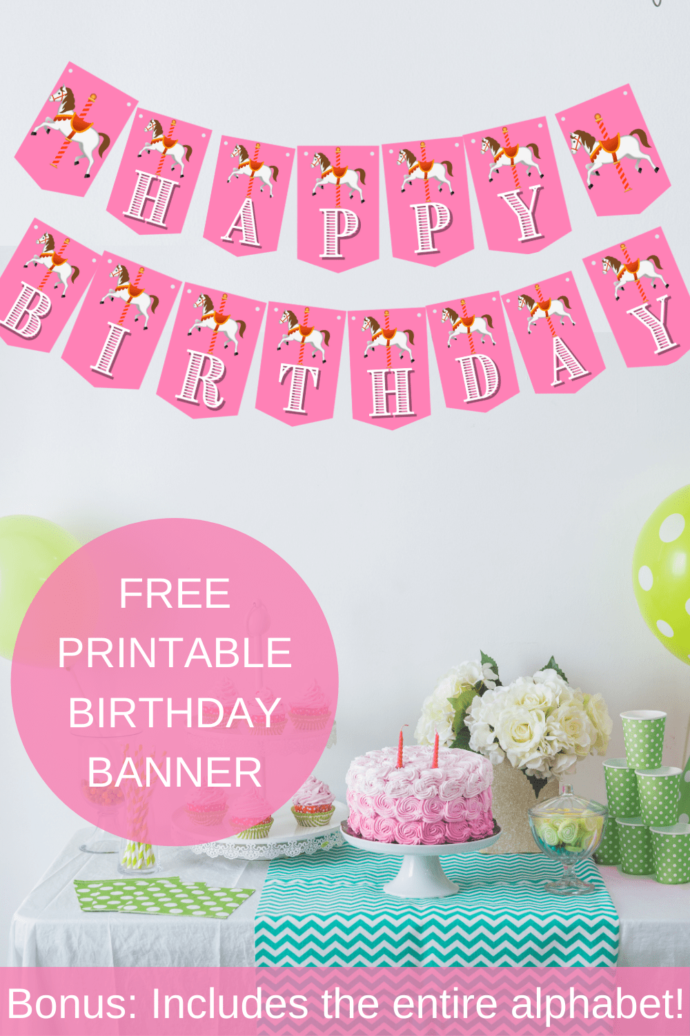 carousel birthday party decorations