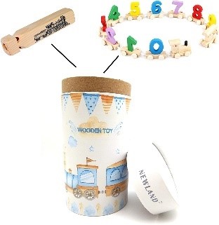 easter gifts for toddlers, wooden number train puzzle