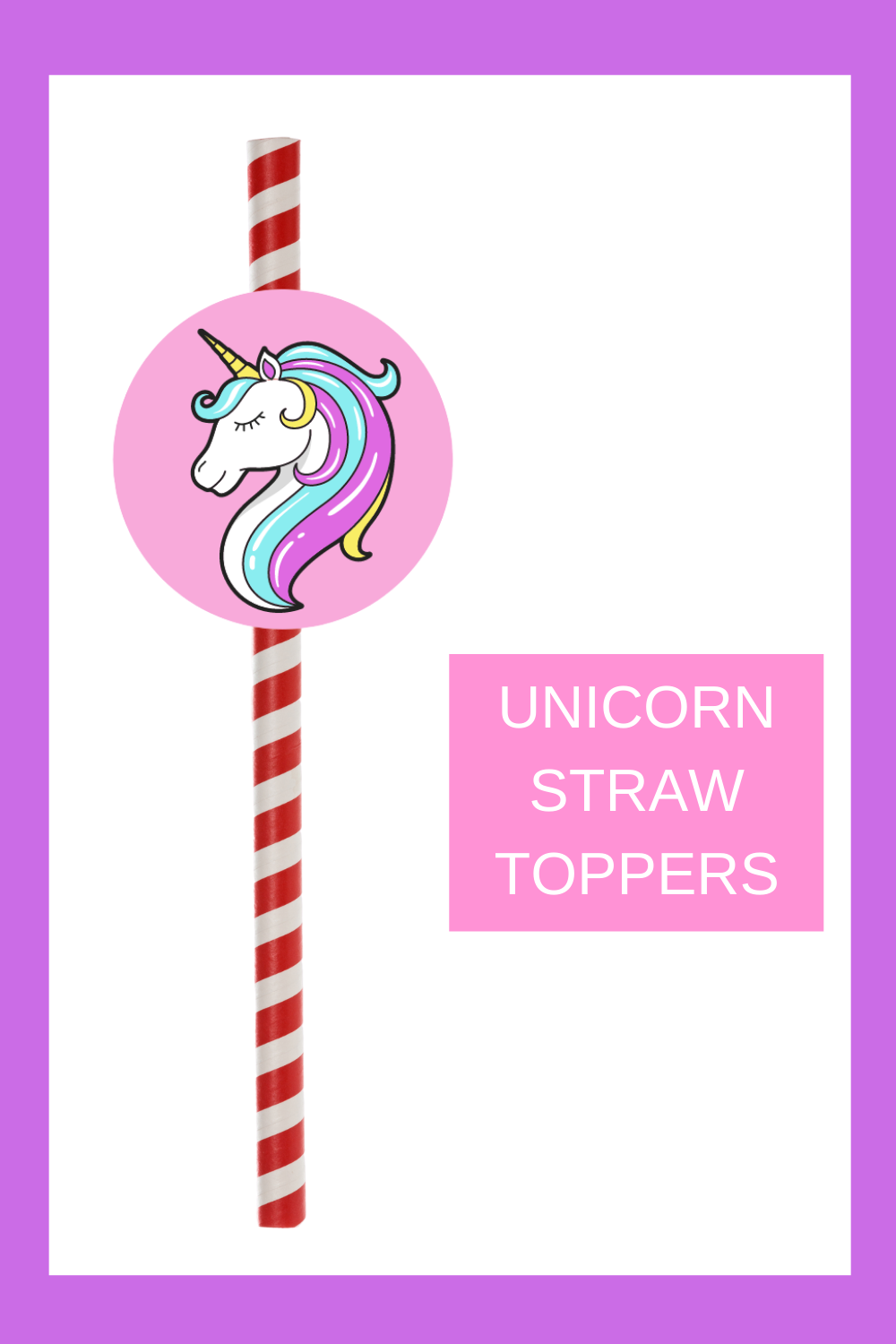 free unicorn birthday party decorations