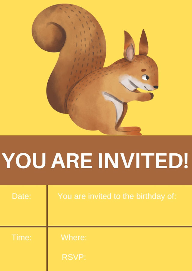 1st birthday invitation template