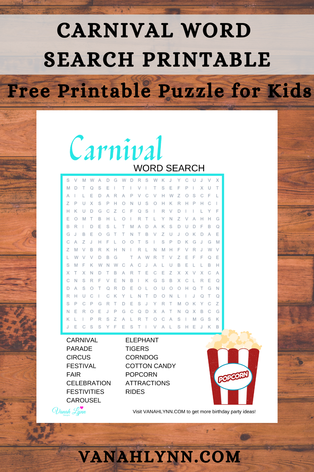 carnival birthday party game ideas for kids