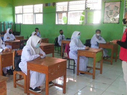 Sekolah Tatap Muka Resmi Dimulai di Gowa, Pihak Sekolah Terapkan Prokes Ketat