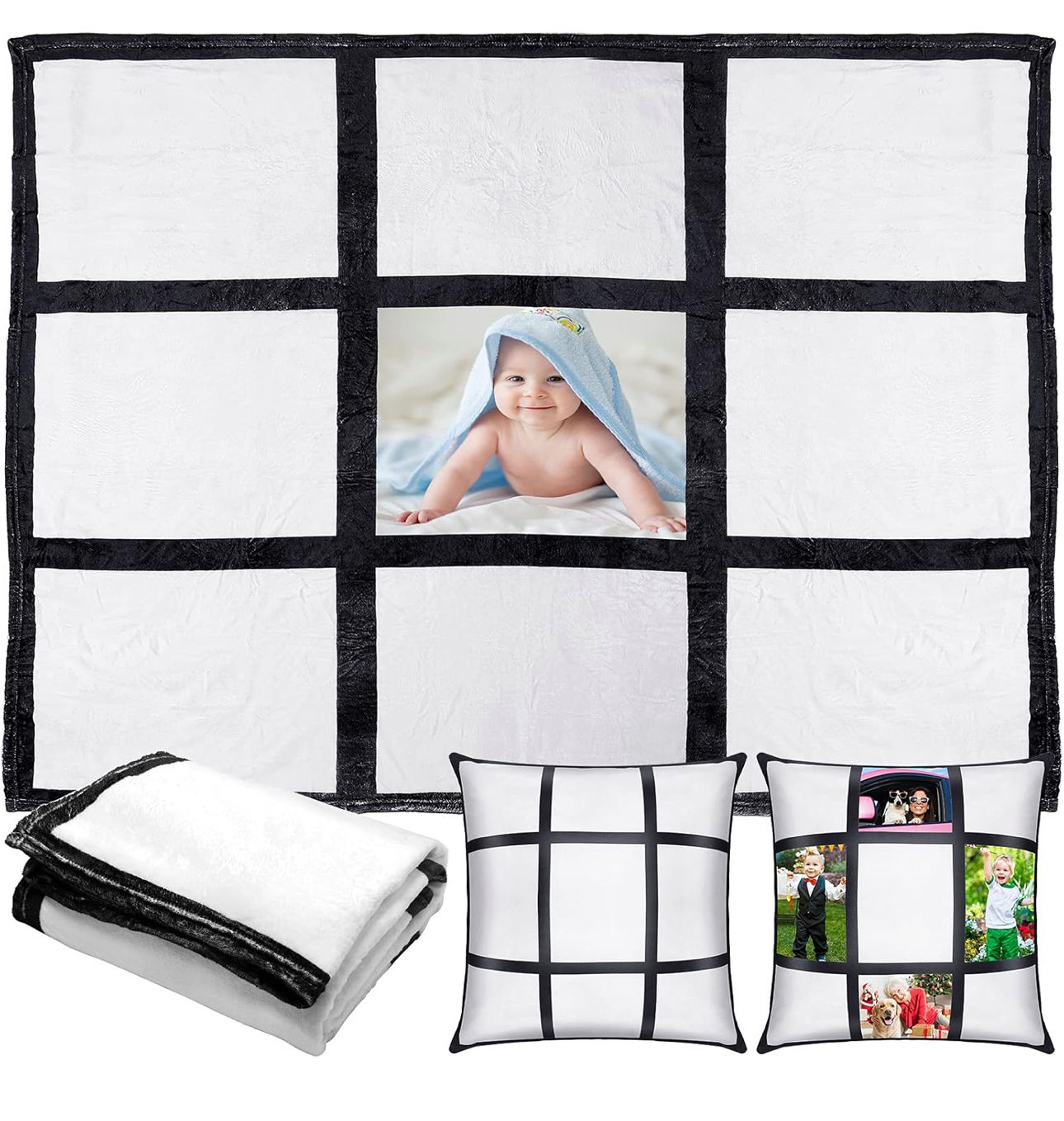 Throw Blanket and Pillow 