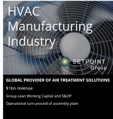SETPOINT Group | case example | global HVAC manufacturing company
