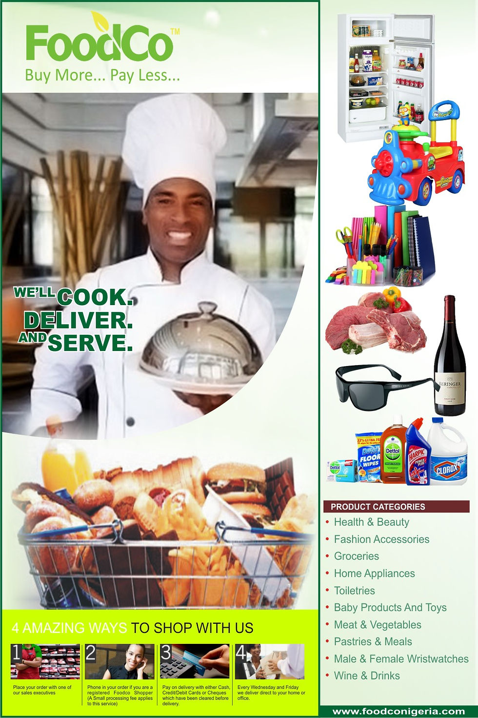 FOODCO Advert design