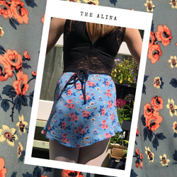 Ballet Wrap Skirt - The Alina, view from the back