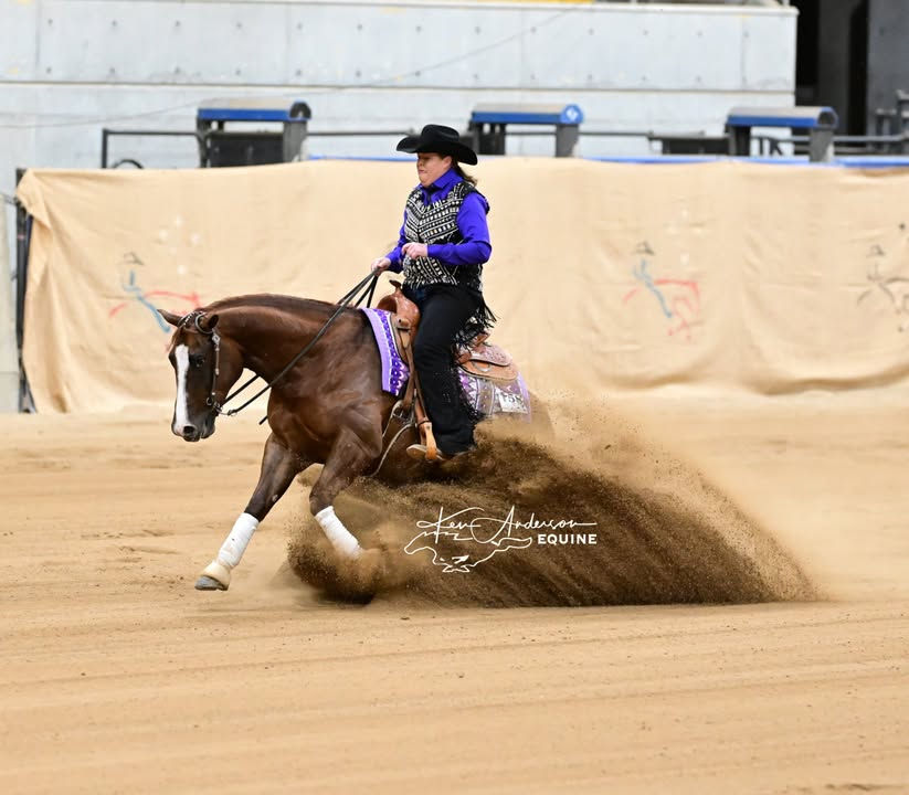 2025 GB Futurity Champion Oh What a Nite & Asleigh Backhouse