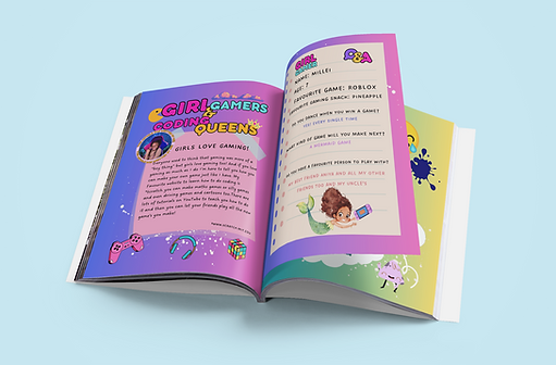 the too cool for school kids magazine open pages 