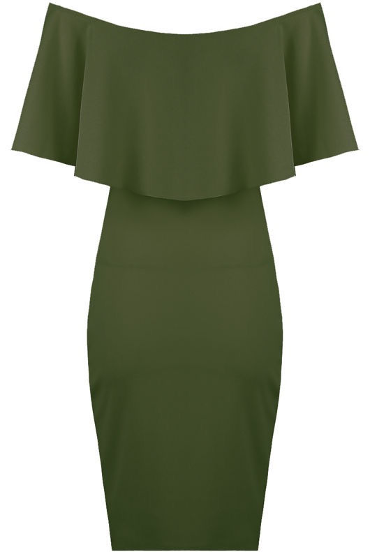 Frilled Bodycon Dress 