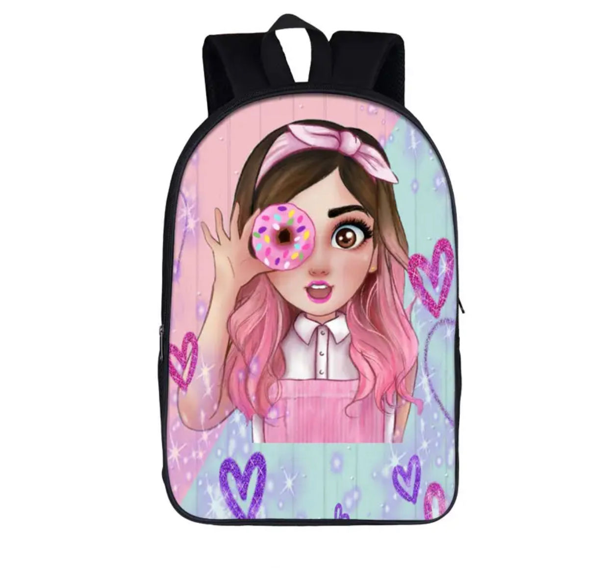 “Donutty” Girls Large Backpack 