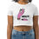 Thumbnail: “Well?!” Ladies Printed crop T-shirt 