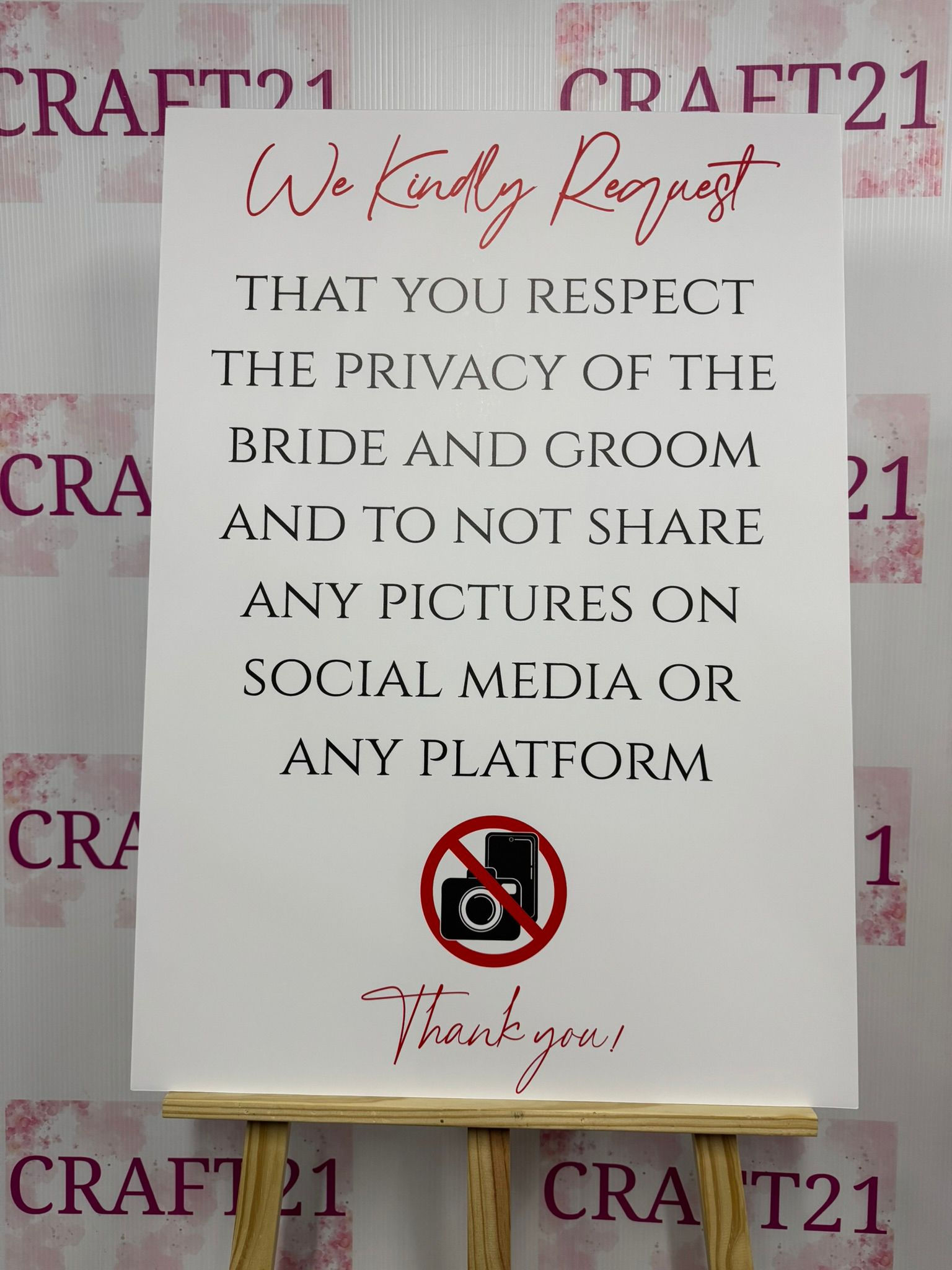 No Photography Request Board Ref2