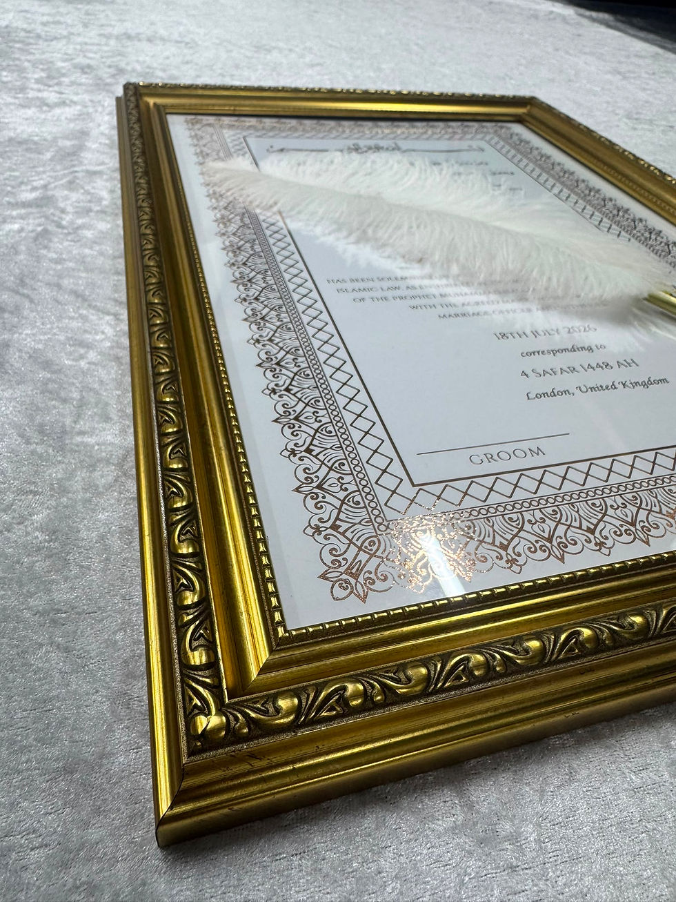Thumbnail: Vintage Frame 2 Nikkah Certificate