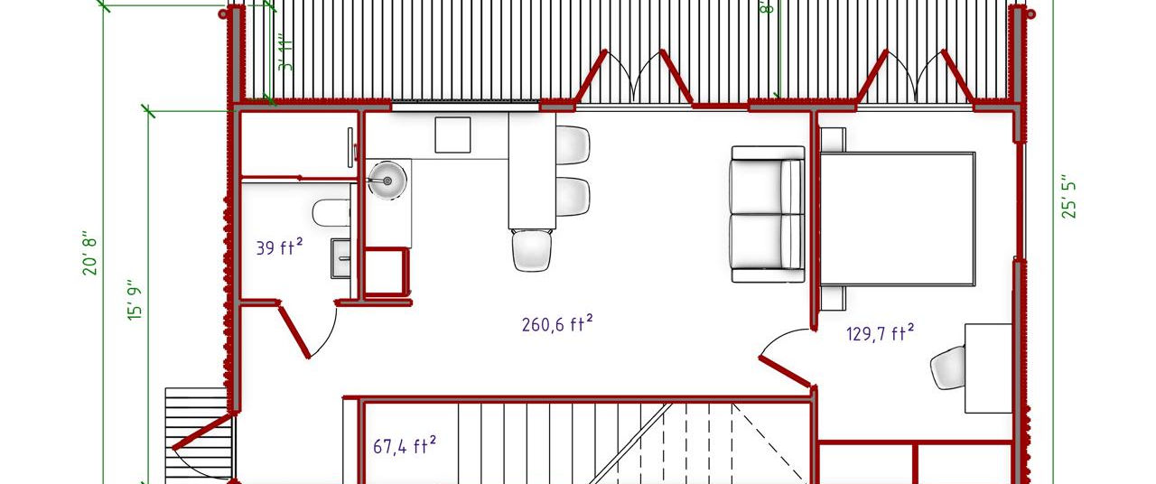 Off-Site Construction Duplex Duet Collection Plan Second Level